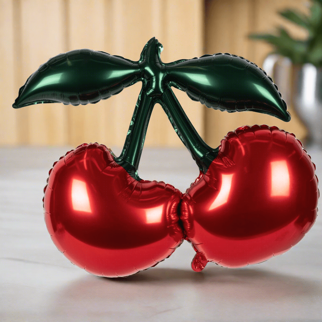 Fóliový balón KONGES SLOJD Cherry | Stylové doplňky pro děti a ženy | Lavly.cz