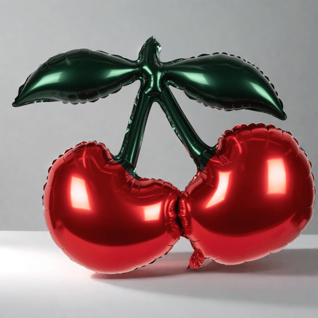 Fóliový balón KONGES SLOJD Cherry | Stylové doplňky pro děti a ženy | Lavly.cz