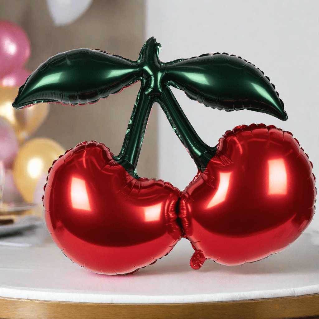 Fóliový balón KONGES SLOJD Cherry | Stylové doplňky pro děti a ženy | Lavly.cz