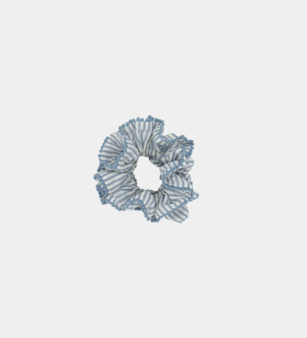 Gumička scrunchie HINDBAG Blue Stripes | Lavly.cz