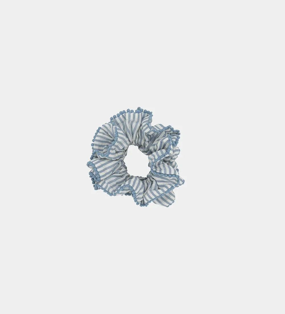 Gumička scrunchie HINDBAG Blue Stripes | Lavly.cz