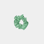 Gumička scrunchie HINDBAG Green Stripes | Lavly.cz