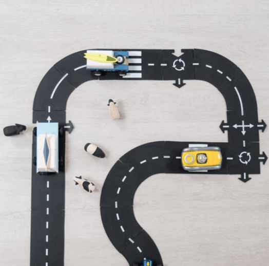 Gumová silnice WAY TO PLAY Highway Car Edition + autíčko | Stylové doplňky pro děti a ženy | Lavly.cz