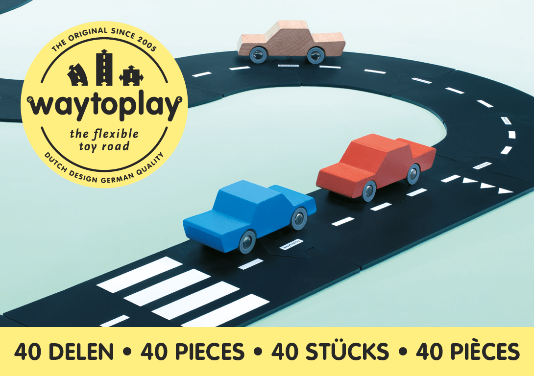 Gumová silnice WAY TO PLAY King of the Road 40 dílů | Stylové doplňky pro děti a ženy | Lavly.cz