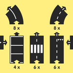 Gumová silnice WAY TO PLAY King of the Road 40 dílů | Stylové doplňky pro děti a ženy | Lavly.cz