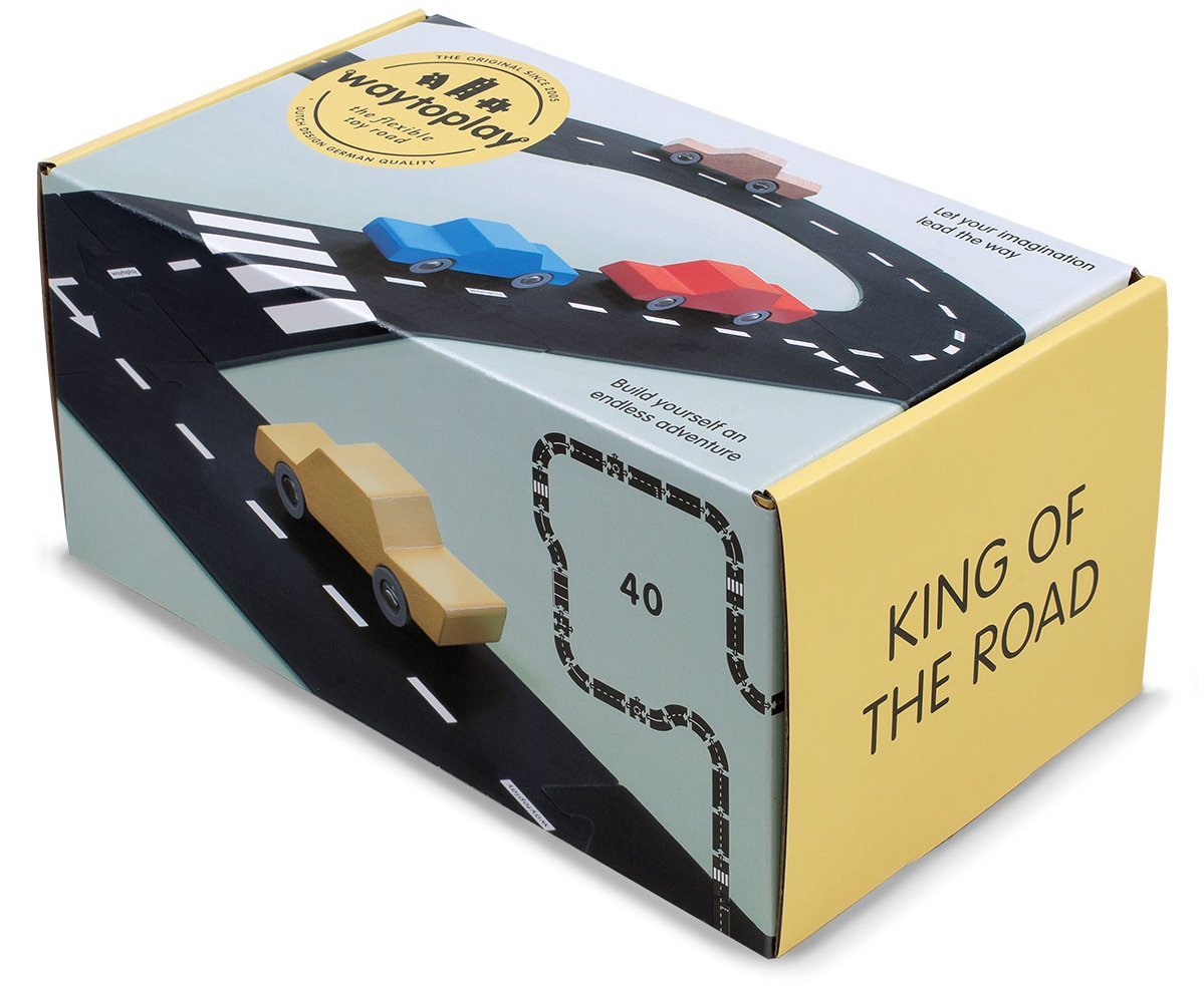 Gumová silnice WAY TO PLAY King of the Road 40 dílů | Stylové doplňky pro děti a ženy | Lavly.cz