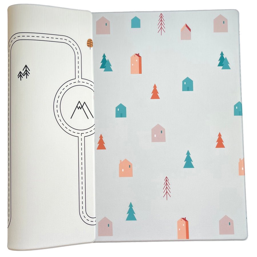 Hrací podložka LITTLE BOT Boho Town + Country Road Nordic | Lavly.cz