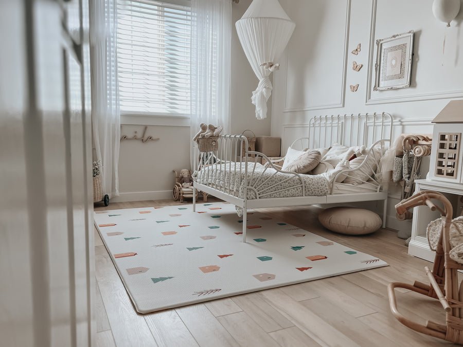 Hrací podložka LITTLE BOT Boho Town + Country Road Nordic | Lavly.cz
