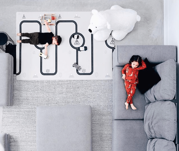 Hrací podložka LITTLE BOT Country Road + Triangle | Stylové doplňky pro děti a ženy | Lavly.cz