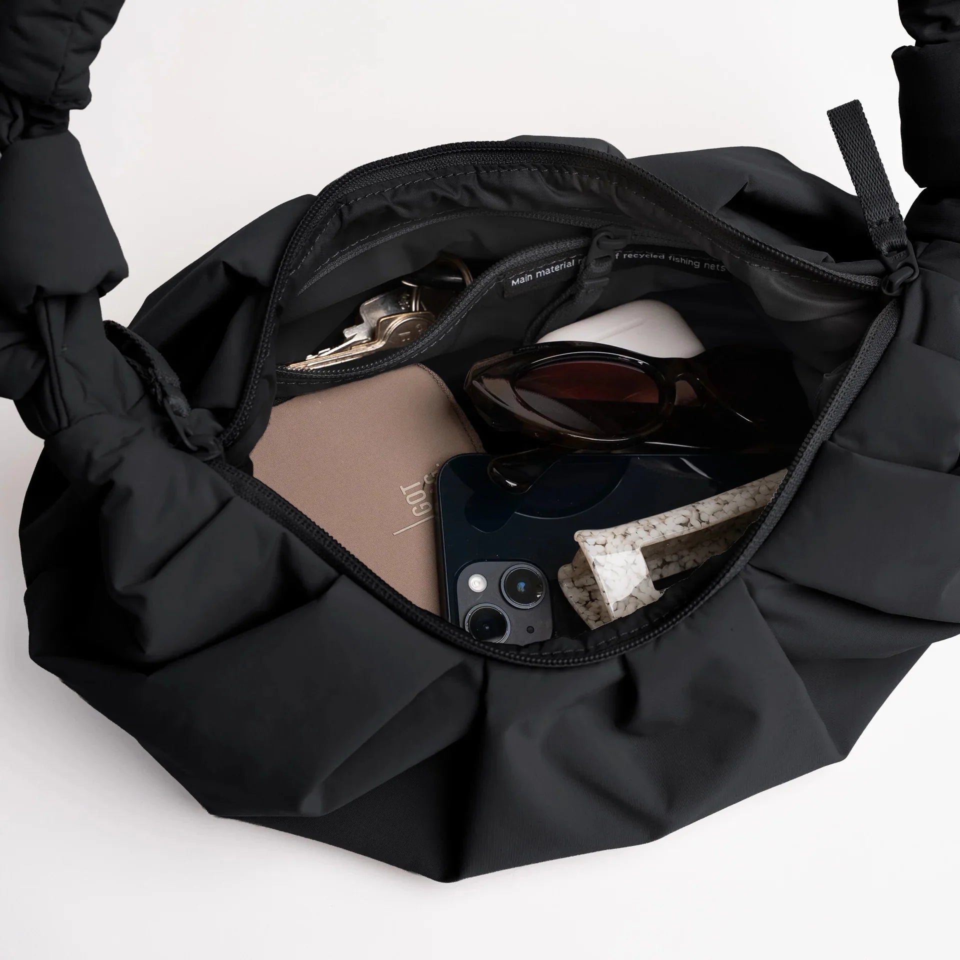 Kabelka GOT BAG Pleat Moon Small Black | Lavly.cz