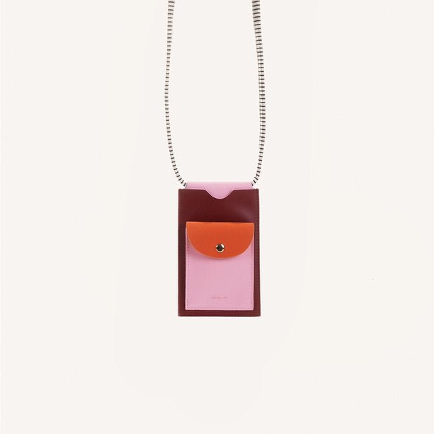 Kapsička na mobil THE STICKY SIS CLUB Cherry Red + Dolce Pink | Lavly.cz