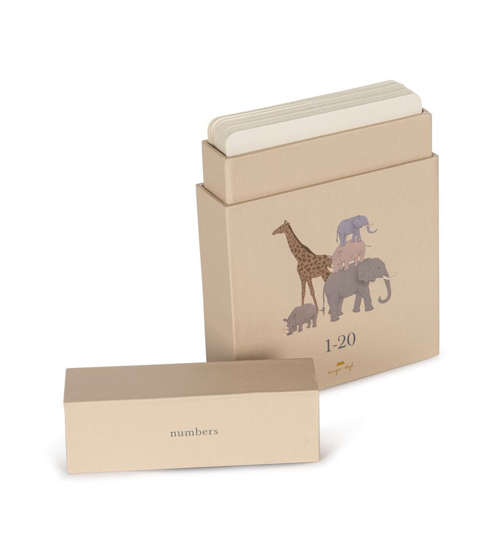 Kartonové kartičky KONGES SLOJD Čísla | Stylové doplňky pro děti a ženy | Lavly.cz