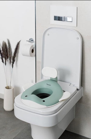 Detské sedadlo na toaletu KINDSGUT Veľryba Aquamarine
