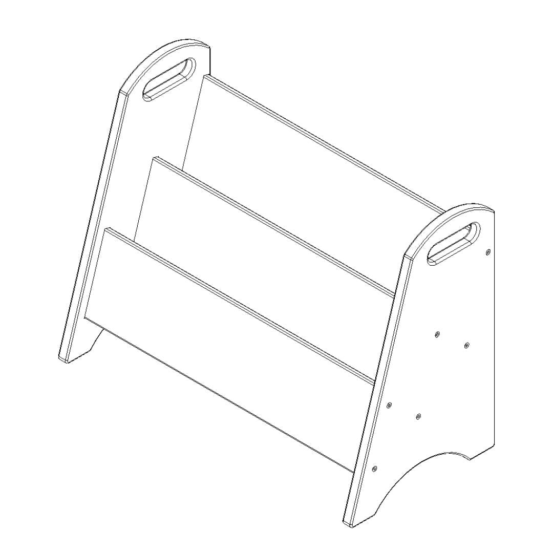 Knihovnička NOFRED Olive Green | Stylové doplňky pro děti a ženy | Lavly.cz