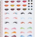 Knížka se samolepkami KONGES SLOJD Glam Me Up | Stylové doplňky pro děti a ženy | Lavly.cz