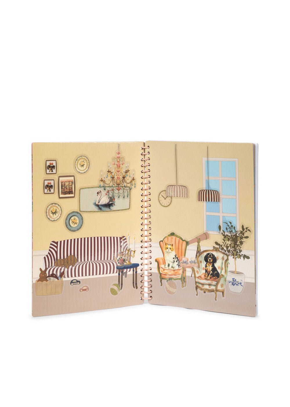 Knížka se samolepkami My Sticker Book KONGES SLOJD Dusty Pink | Stylové doplňky pro děti a ženy | Lavly.cz