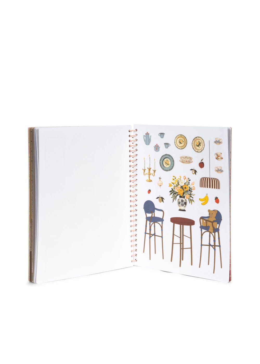 Knížka se samolepkami My Sticker Book KONGES SLOJD Dusty Pink | Stylové doplňky pro děti a ženy | Lavly.cz