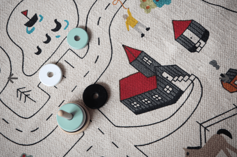 Koberec pro malé objevitele LAKALUK menší | Stylové doplňky pro děti a ženy | Lavly.cz