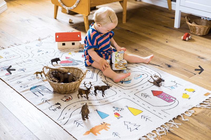 Koberec pro malé objevitele LAKALUK menší | Stylové doplňky pro děti a ženy | Lavly.cz