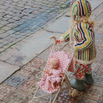 Kočárek pro panenky KONGES SLOJD Rosie Rose | Stylové doplňky pro děti a ženy | Lavly.cz