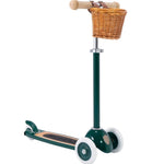 Koloběžka s košíkem BANWOOD Green | Stylové doplňky pro děti a ženy | Lavly.cz