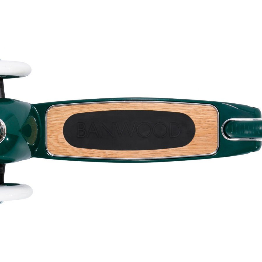 Koloběžka s košíkem BANWOOD Green | Stylové doplňky pro děti a ženy | Lavly.cz