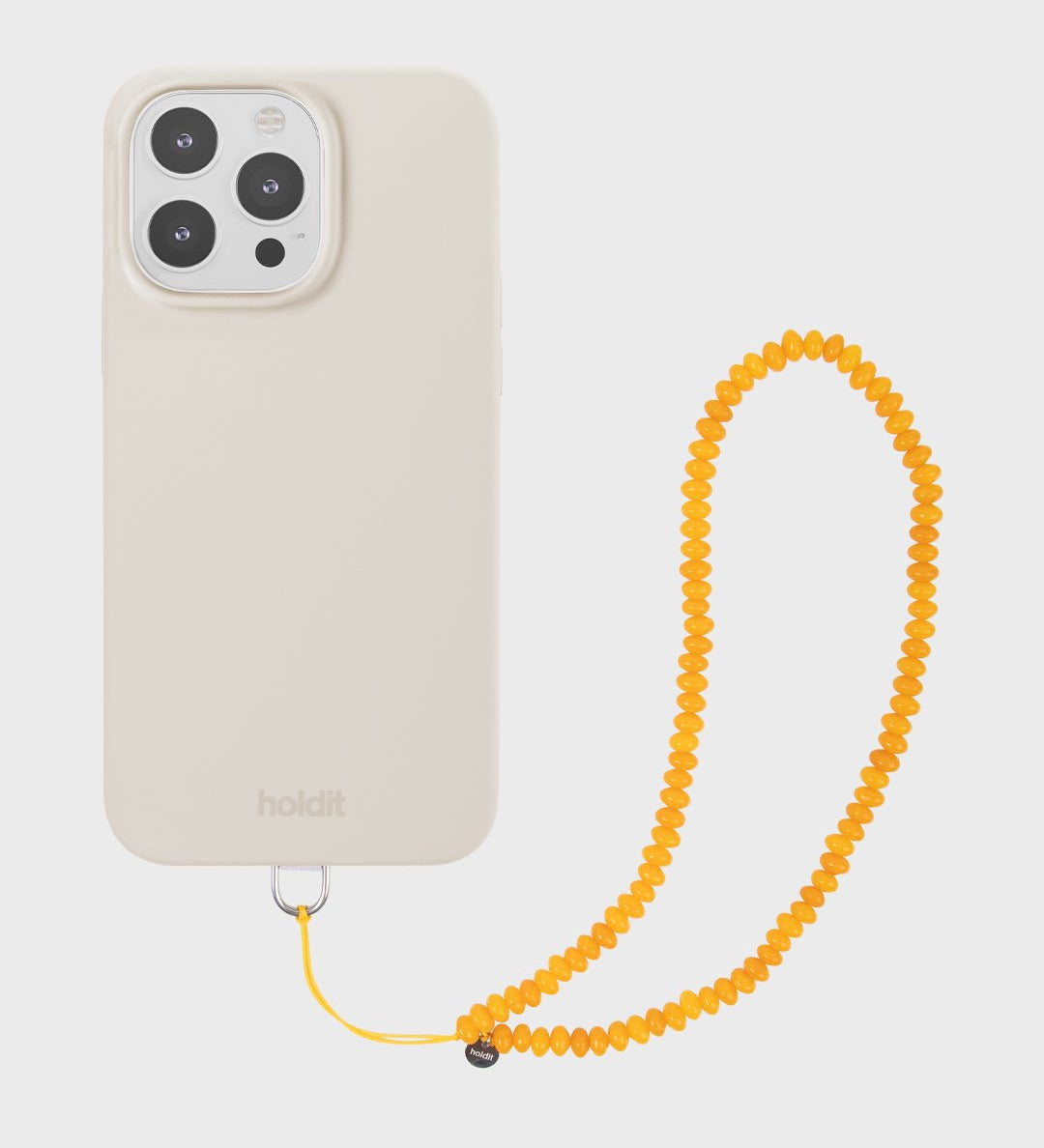 Korálky na mobil HOLDIT Yellow Agate | Lavly.cz