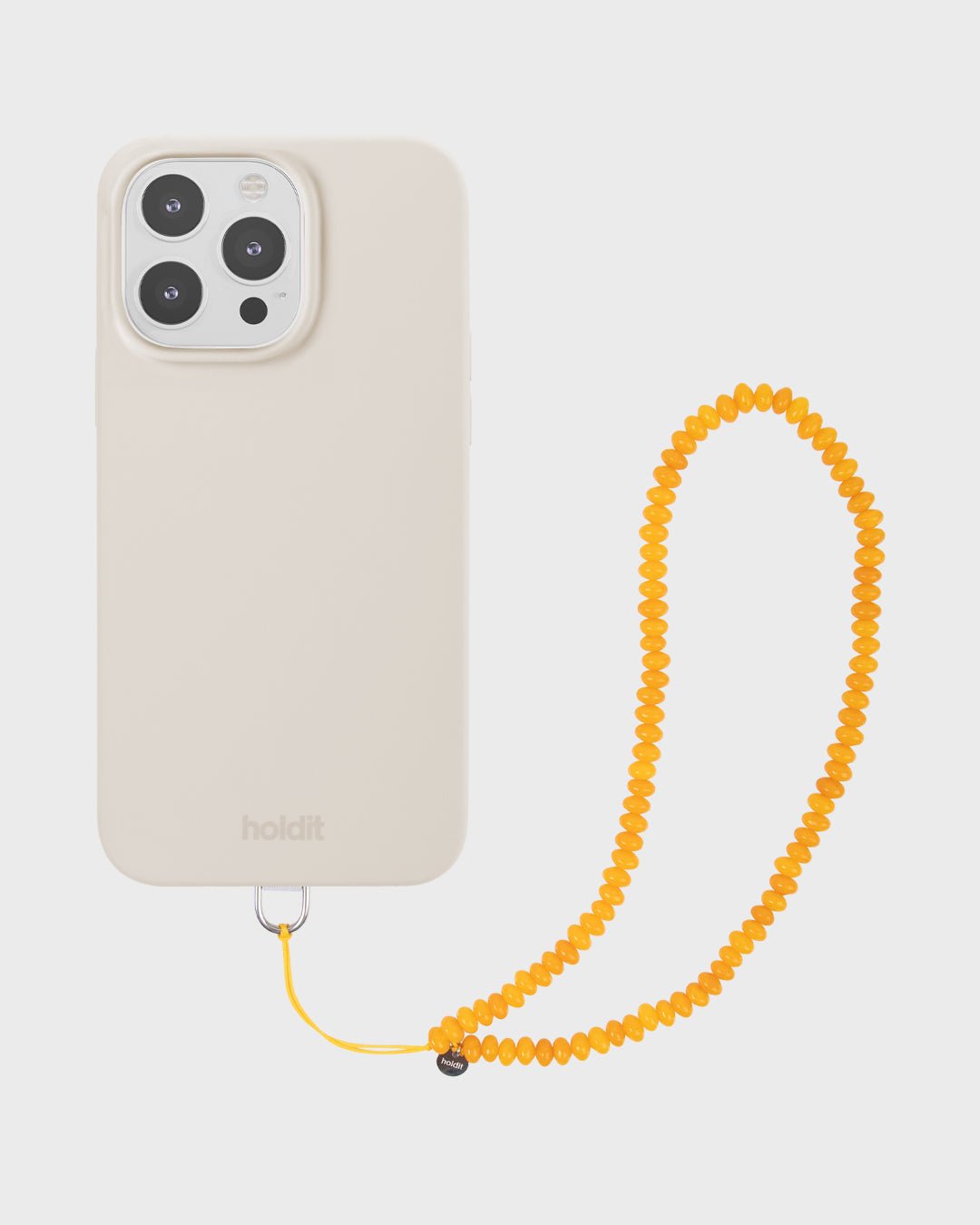 Korálky na mobil HOLDIT Yellow Agate | Lavly.cz