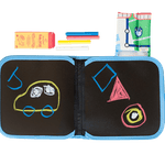 Kreslicí knížka s křídami JAQ JAQ BIRD Vlaky a metro | Stylové doplňky pro děti a ženy | Lavly.cz