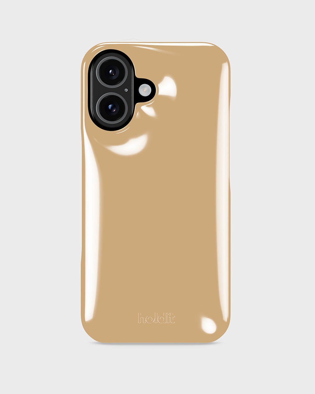 Kryt na iPhone HOLDIT Puffy Beige | Lavly.cz