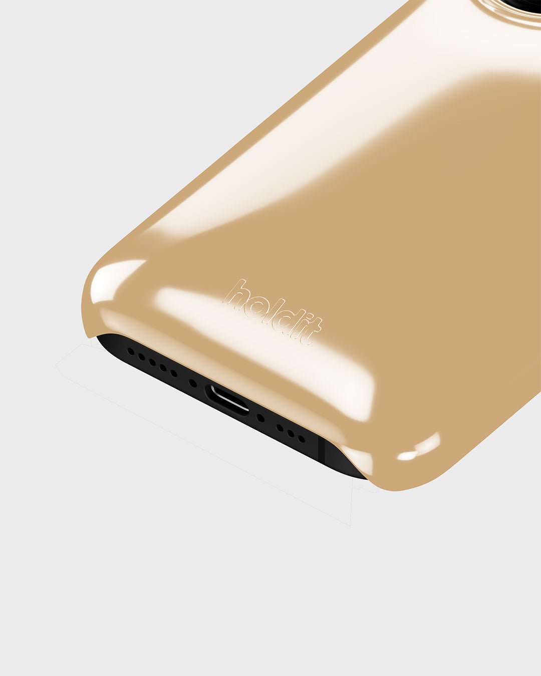 Kryt na iPhone HOLDIT Puffy Beige | Lavly.cz