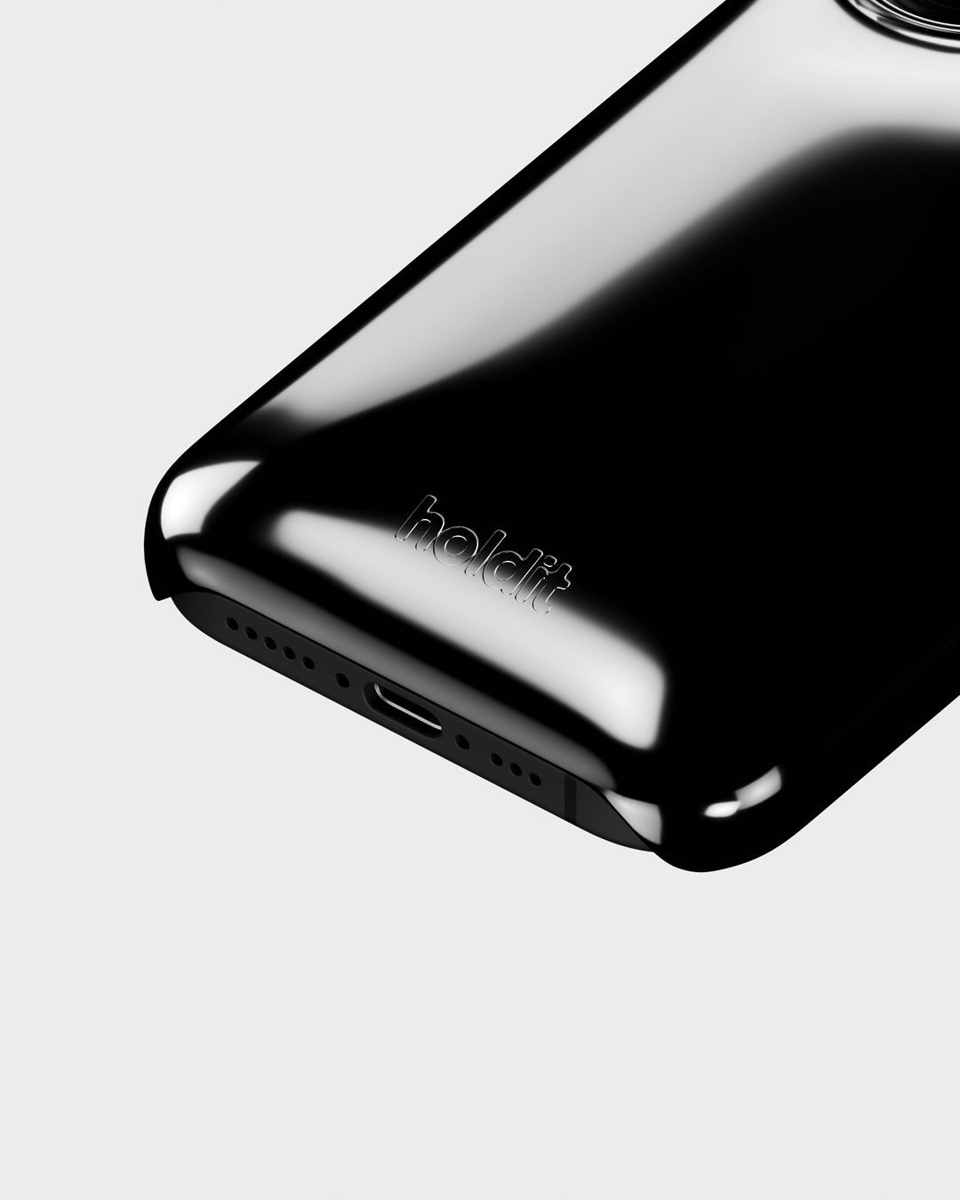 Kryt na iPhone HOLDIT Puffy Black | Lavly.cz
