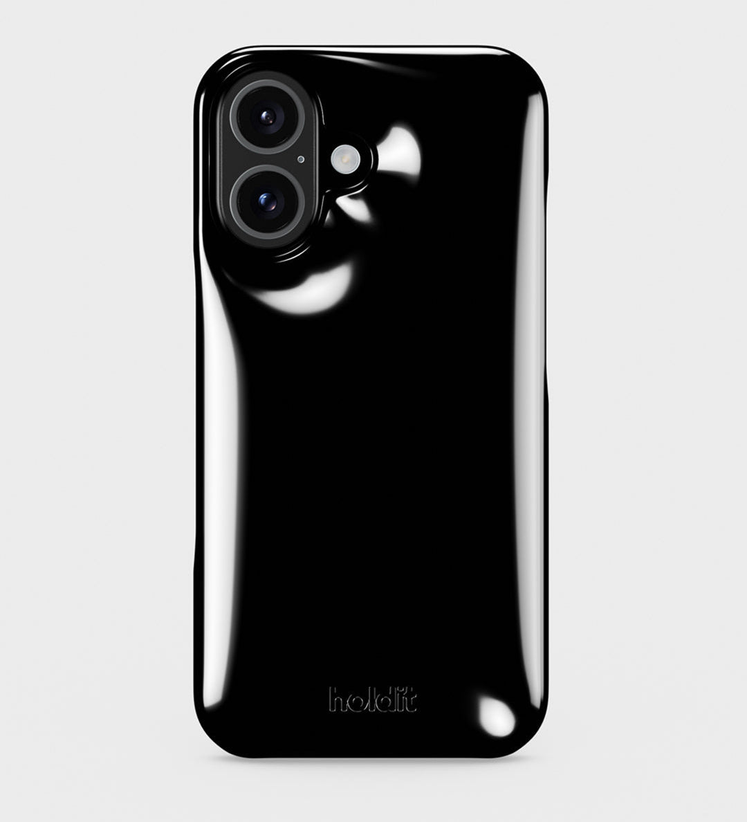 Kryt na iPhone HOLDIT Puffy Black | Lavly.cz