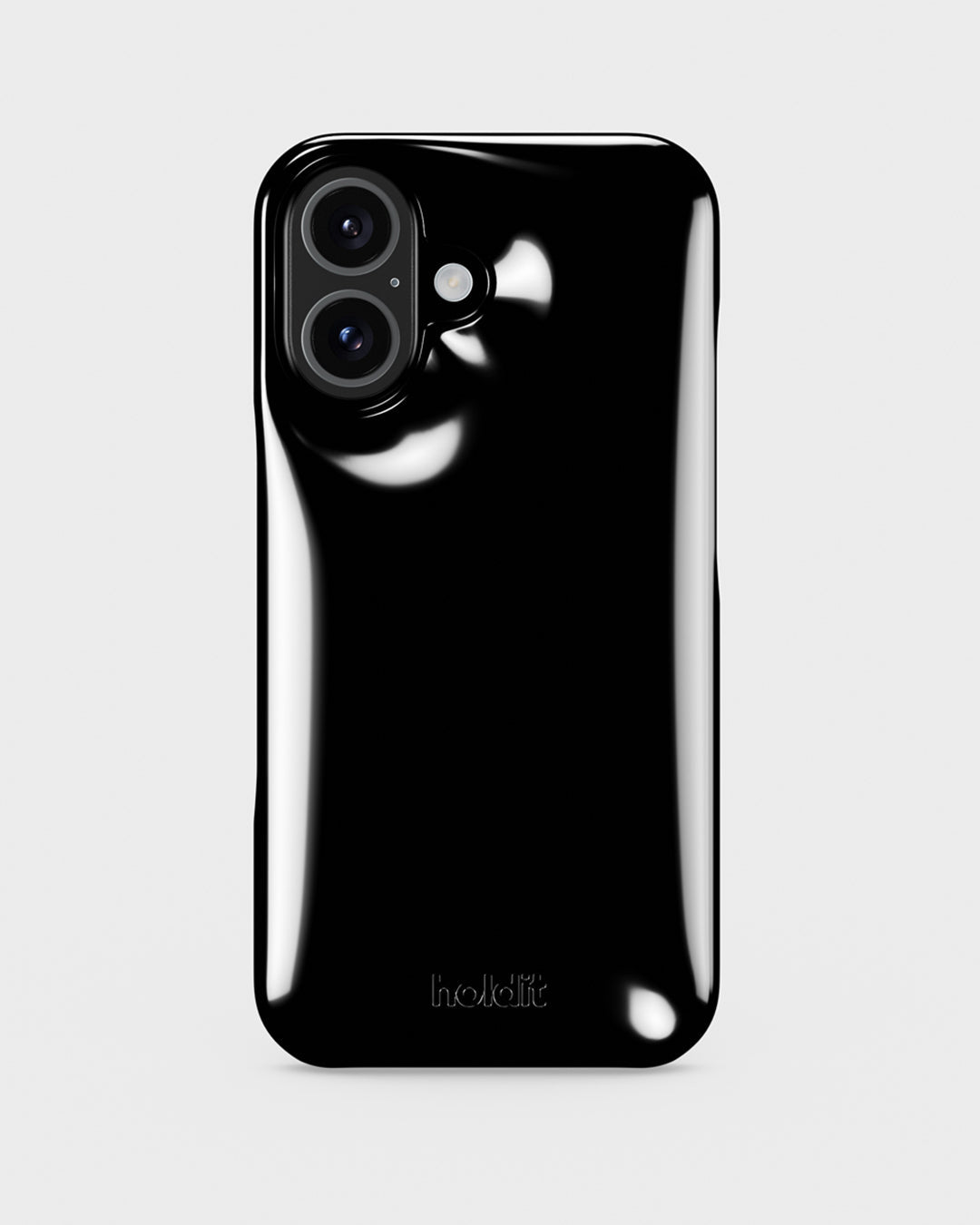 Kryt na iPhone HOLDIT Puffy Black | Lavly.cz