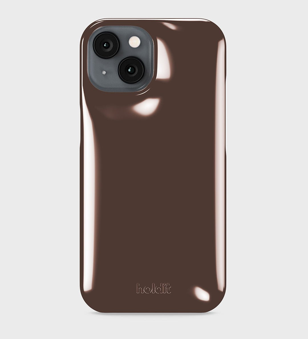 Kryt na iPhone HOLDIT Puffy Chocolate | Lavly.cz