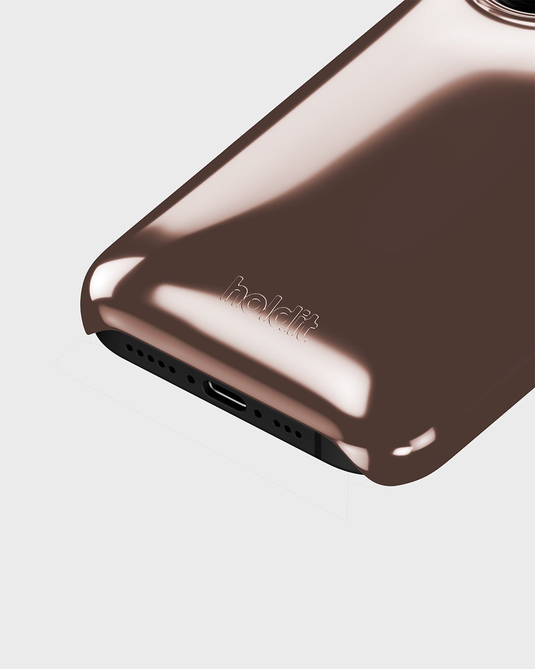 Kryt na iPhone HOLDIT Puffy Chocolate | Lavly.cz