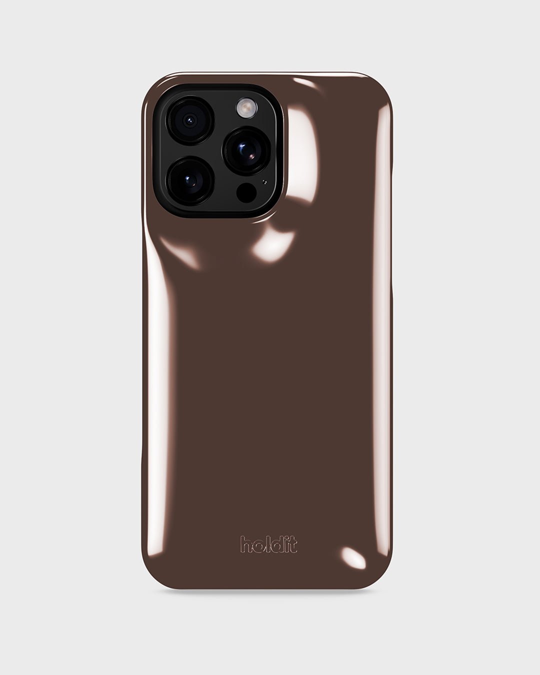Kryt na iPhone HOLDIT Puffy Chocolate | Lavly.cz