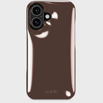 Kryt na iPhone HOLDIT Puffy Chocolate | Lavly.cz