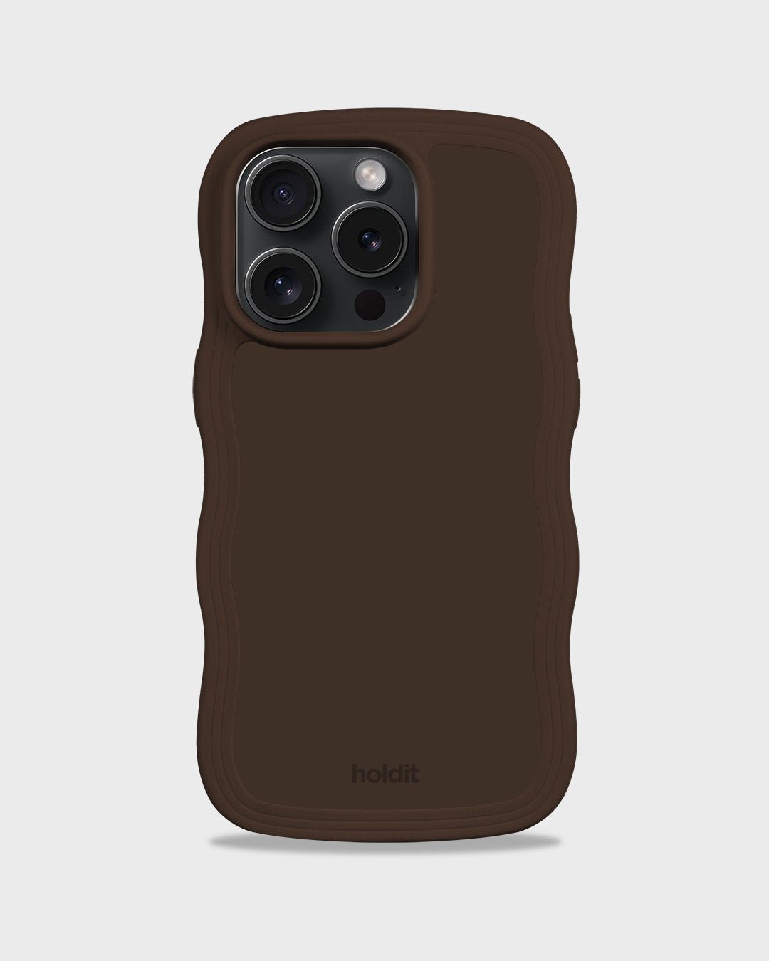 Kryt na iPhone HOLDIT Wavy Chocolate | Lavly.cz
