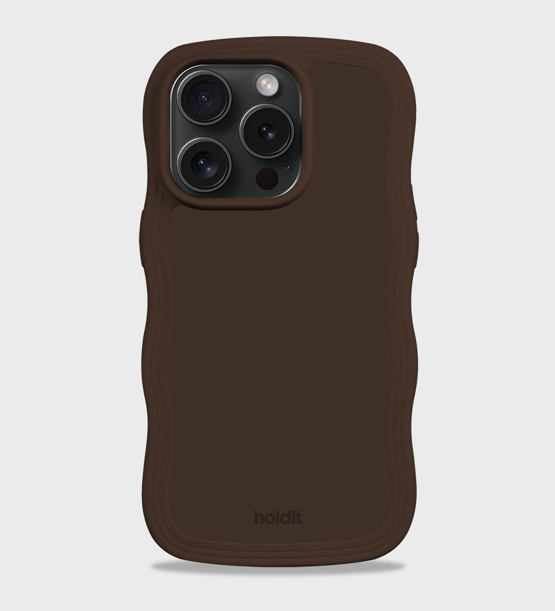 Kryt na iPhone HOLDIT Wavy Chocolate | Lavly.cz