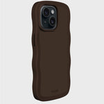 Kryt na iPhone HOLDIT Wavy Chocolate | Lavly.cz