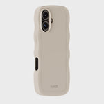 Kryt na iPhone HOLDIT Wavy Light Beige | Lavly.cz