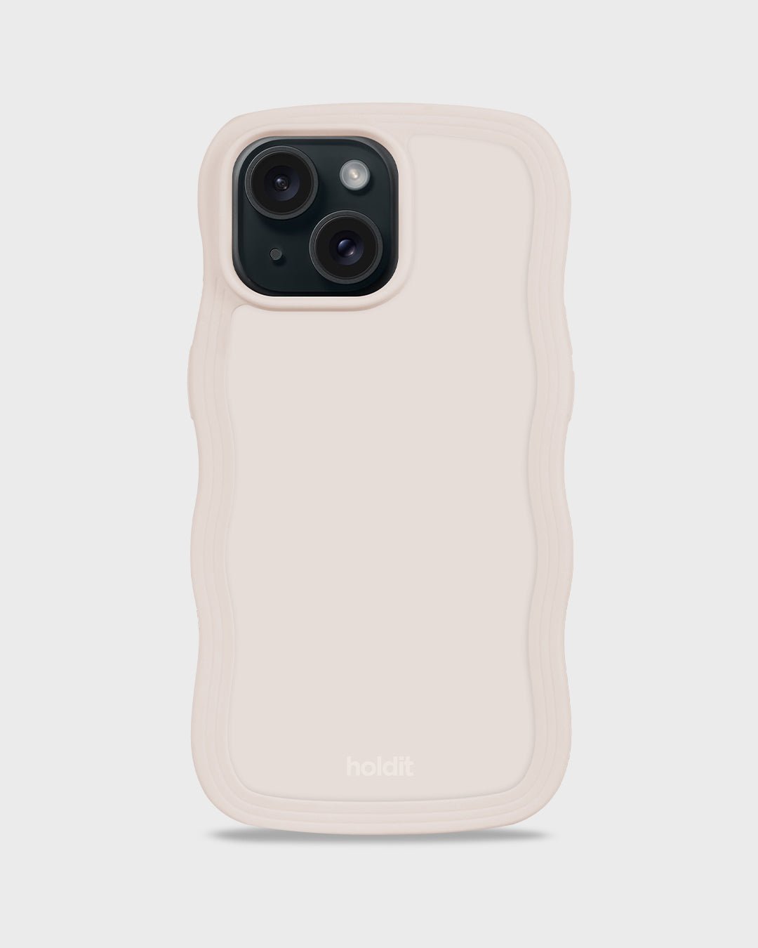 Kryt na iPhone HOLDIT Wavy Light Beige | Lavly.cz