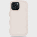 Kryt na iPhone HOLDIT Wavy Light Beige | Lavly.cz