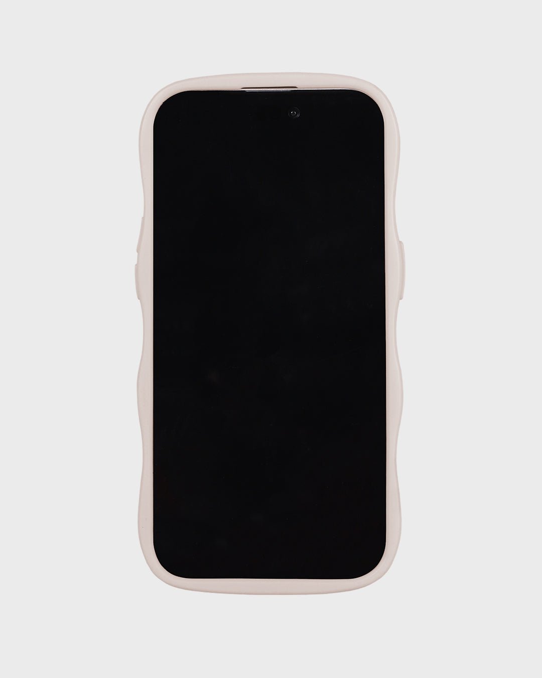 Kryt na iPhone HOLDIT Wavy Light Beige / Transparent | Lavly.cz