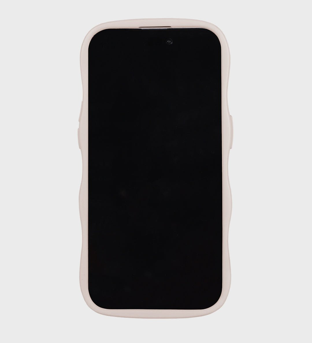 Kryt na iPhone HOLDIT Wavy Light Beige / Transparent | Lavly.cz