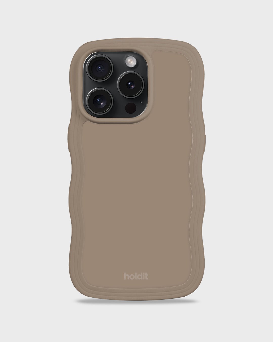 Kryt na iPhone HOLDIT Wavy Mocha Brown | Lavly.cz