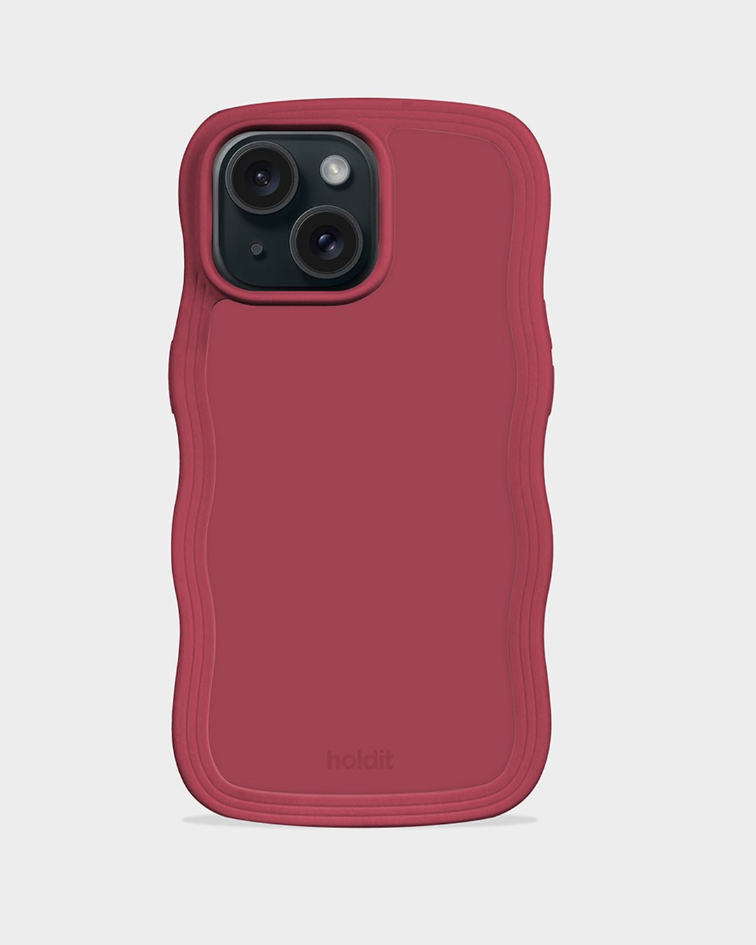 Kryt na iPhone HOLDIT Wavy Red Velvet | Lavly.cz
