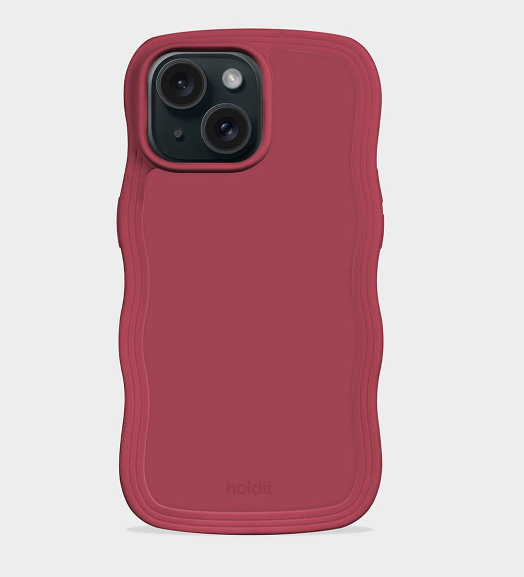 Kryt na iPhone HOLDIT Wavy Red Velvet | Lavly.cz