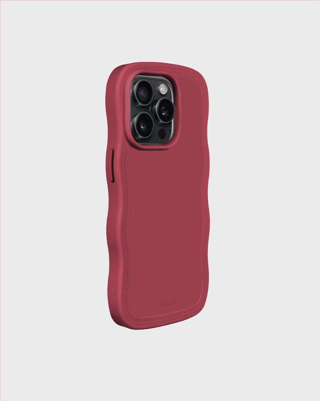 Kryt na iPhone HOLDIT Wavy Red Velvet | Lavly.cz